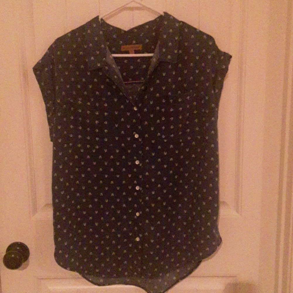 JACHS GIRLFRIEND BRAND / MISSES BUTTON DOWN SHIRT